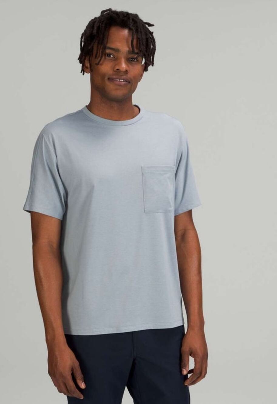 Lululemon Fundamental Pocket T Shirt Chambray Large